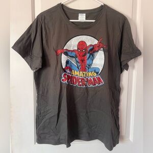 Marvel Gray Spider-Man Short Sleeve Tee